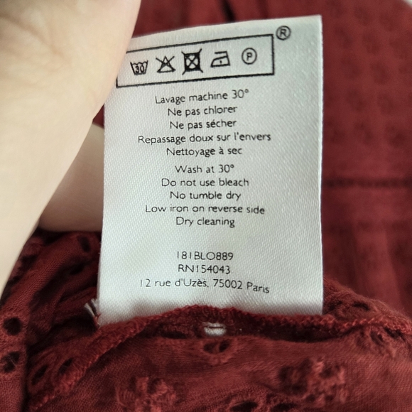 Sezane x Sea Hamptons Top size 38 NWT - Picture 8 of 9